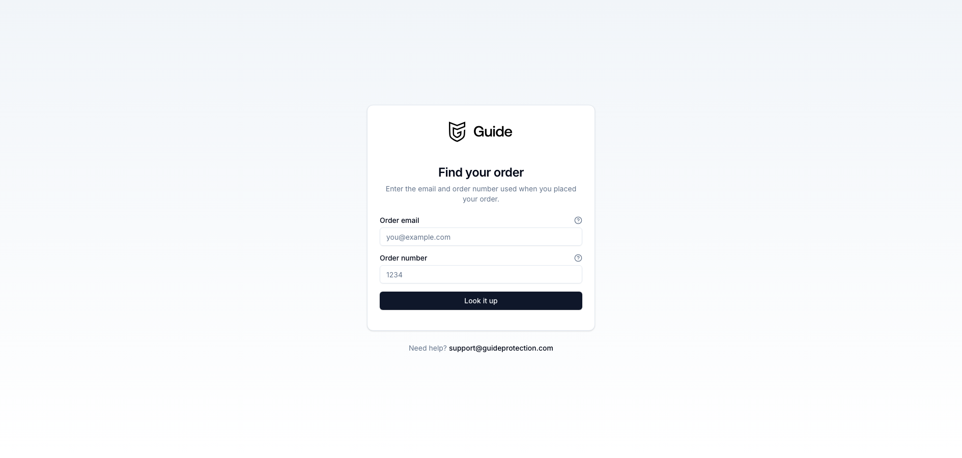 Guide Protection website detail